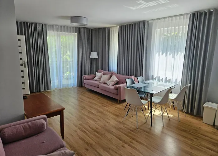 Apartament Olymp 113 z dwoma sypialniami i basenem